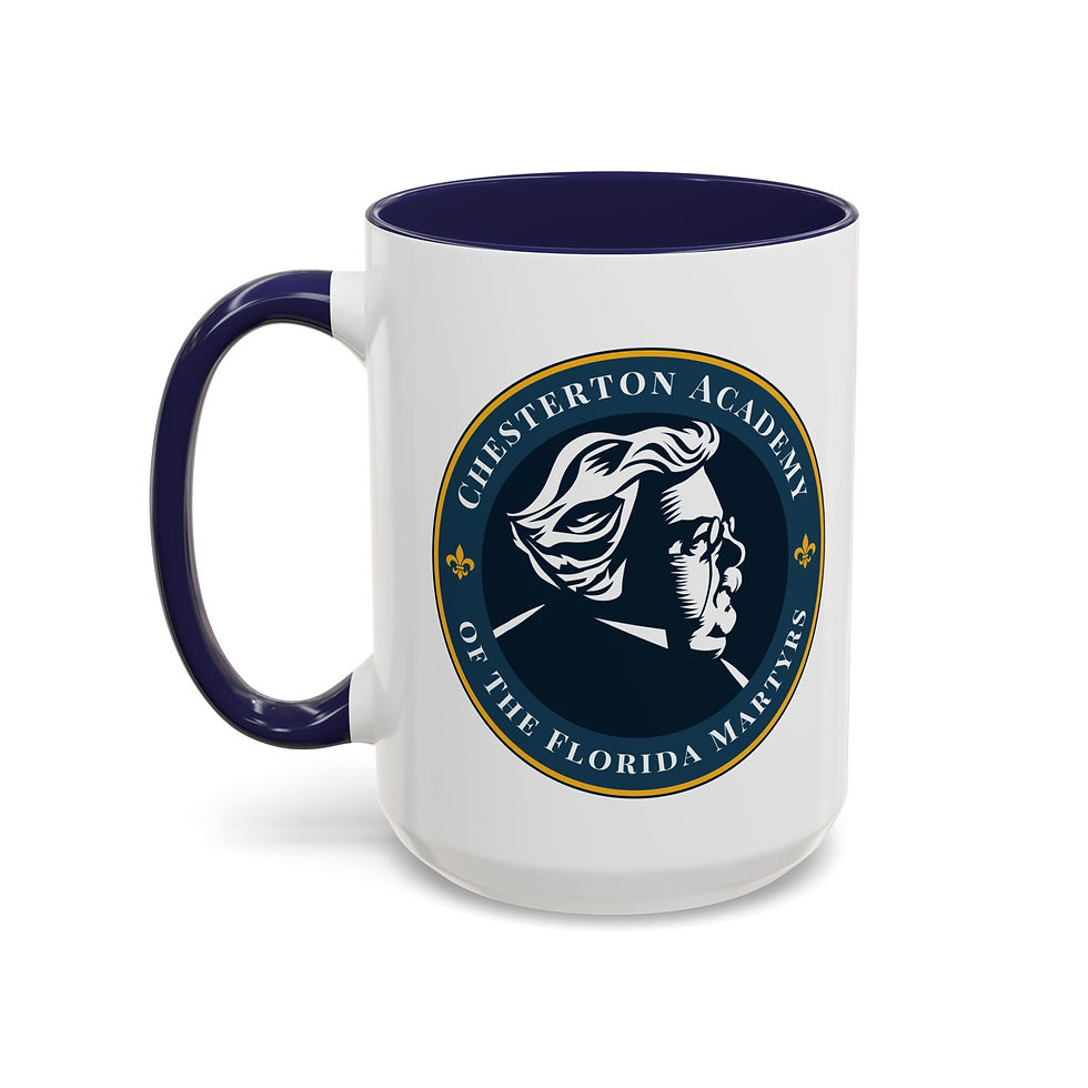 Thumbnail: Accent Coffee Mug — Accent Ceramic Coffee Mug with Crest Logo (11/15 oz)