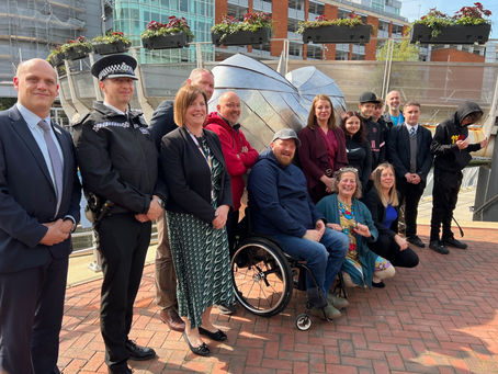 Reading's Armoured Heart sculpture unveiled ahead of Knife Crime Awareness Week