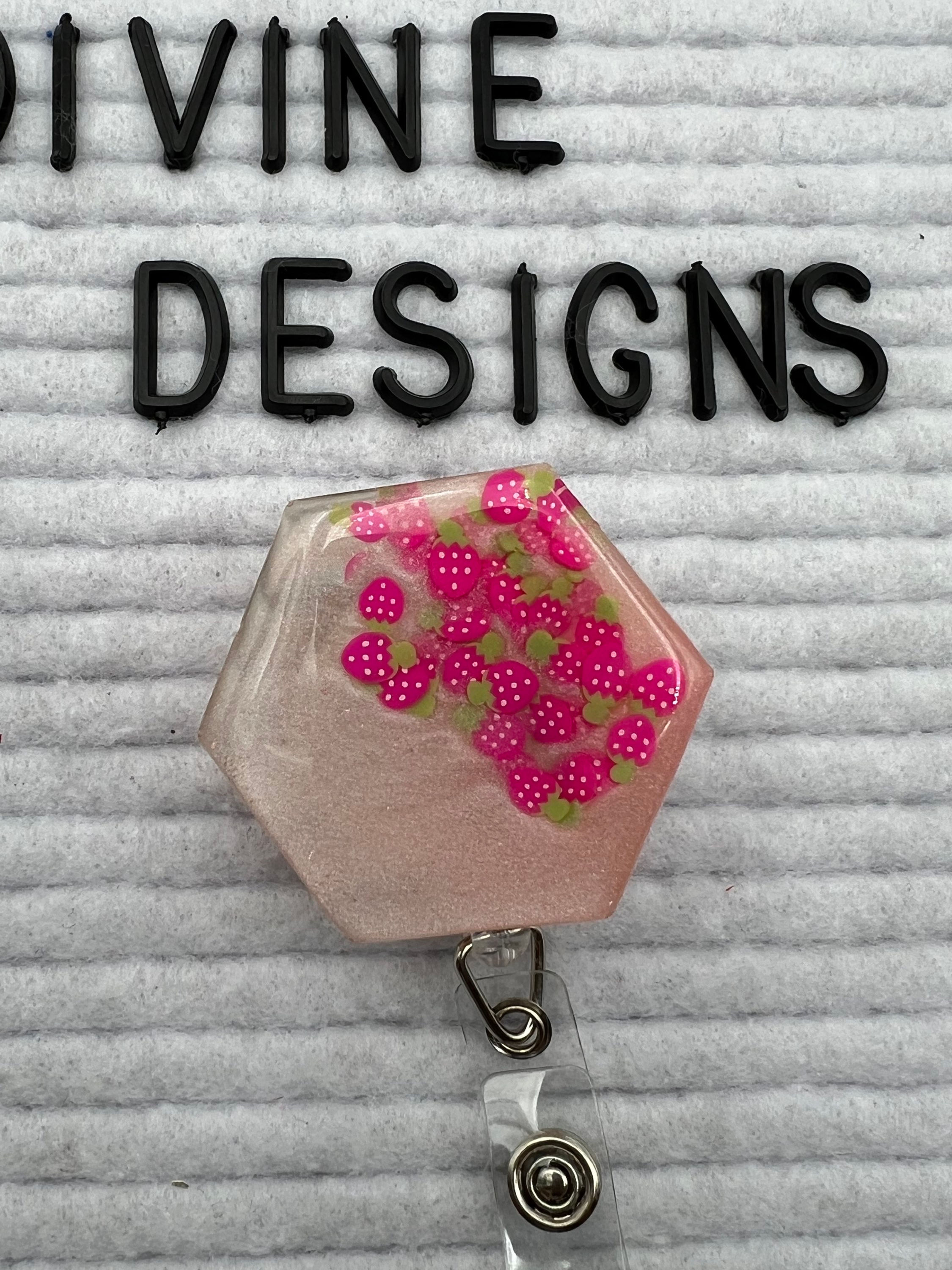 Raspberries & Cream Badge Reel