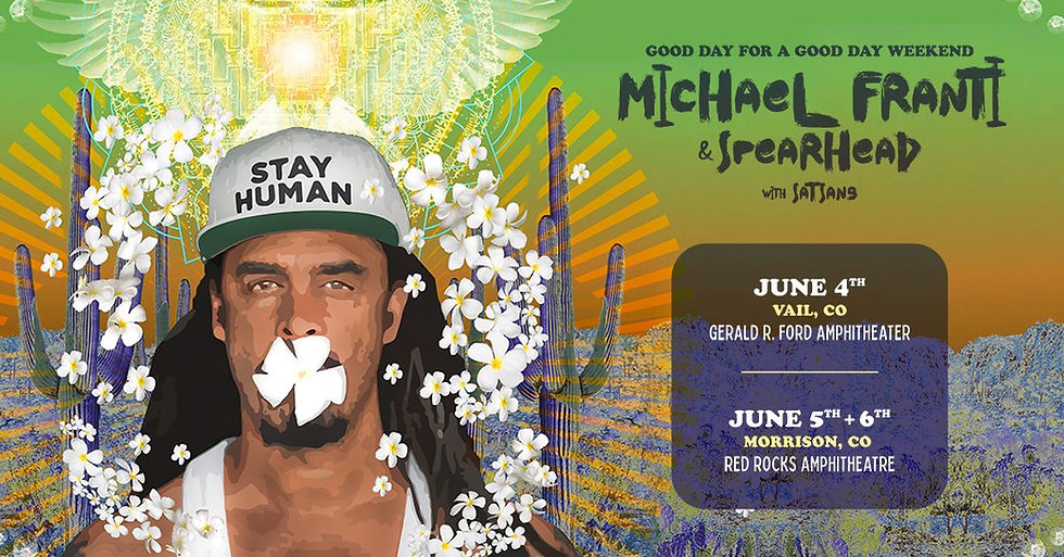 Michael Franti - Sun, June 6