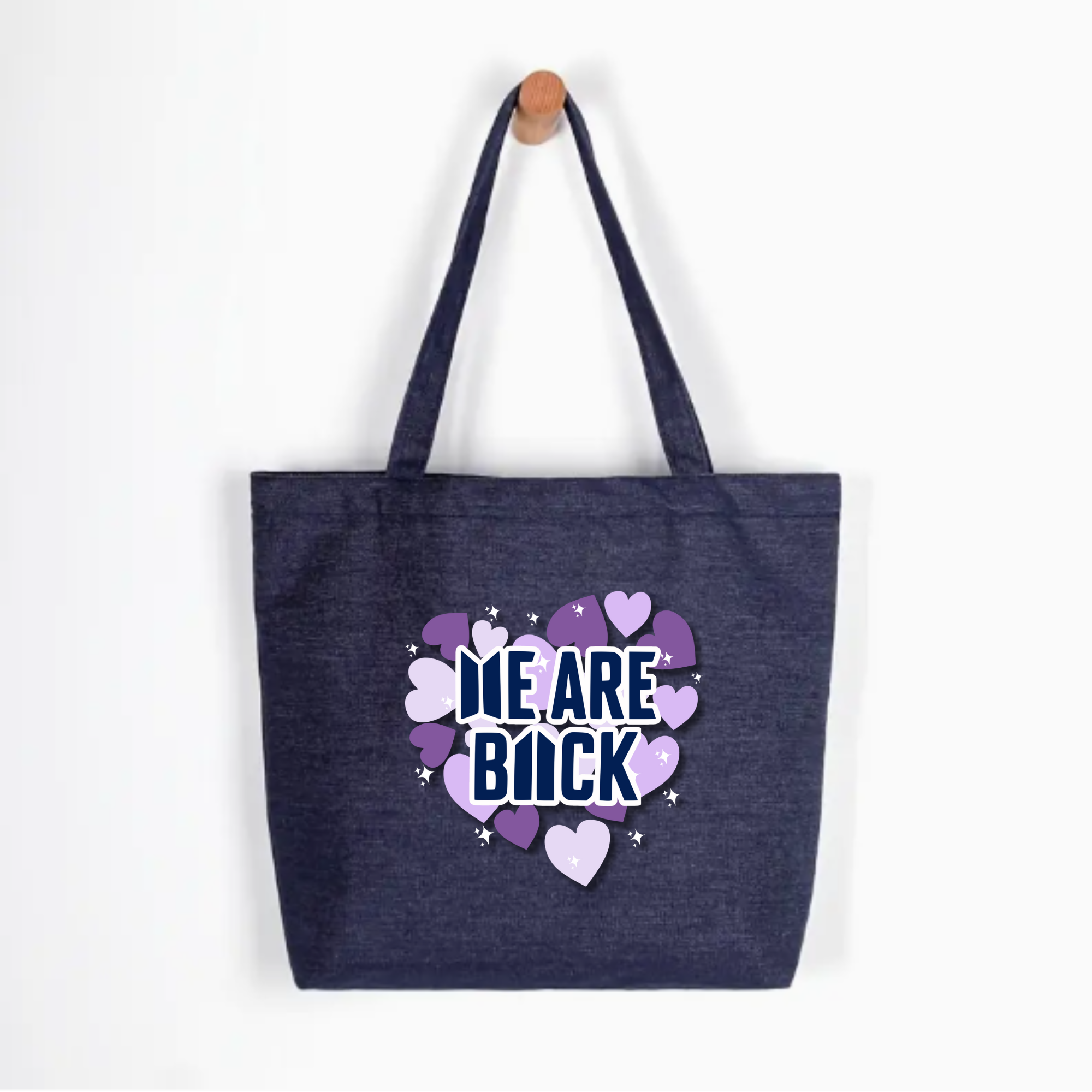Denim Tote Bag – Bora (보라) We Are Back