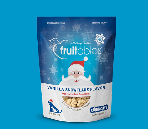 Fruitables vanilla snowflake dog treats online