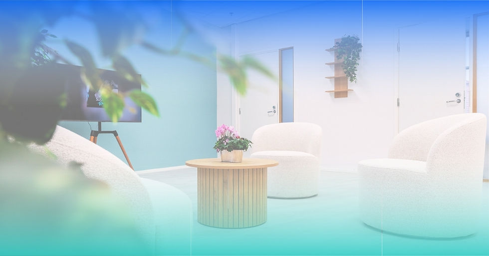 TerveysLoikan lääkäriaseman odotustila Koskikaran kolmannessa kerroksessa. 