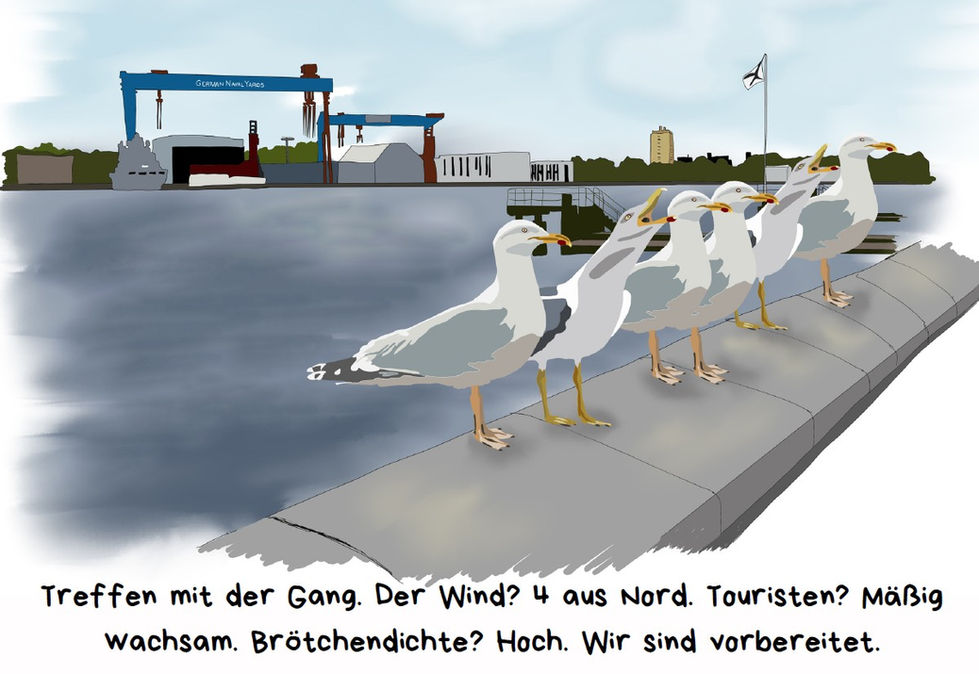 An der Kiellinie
