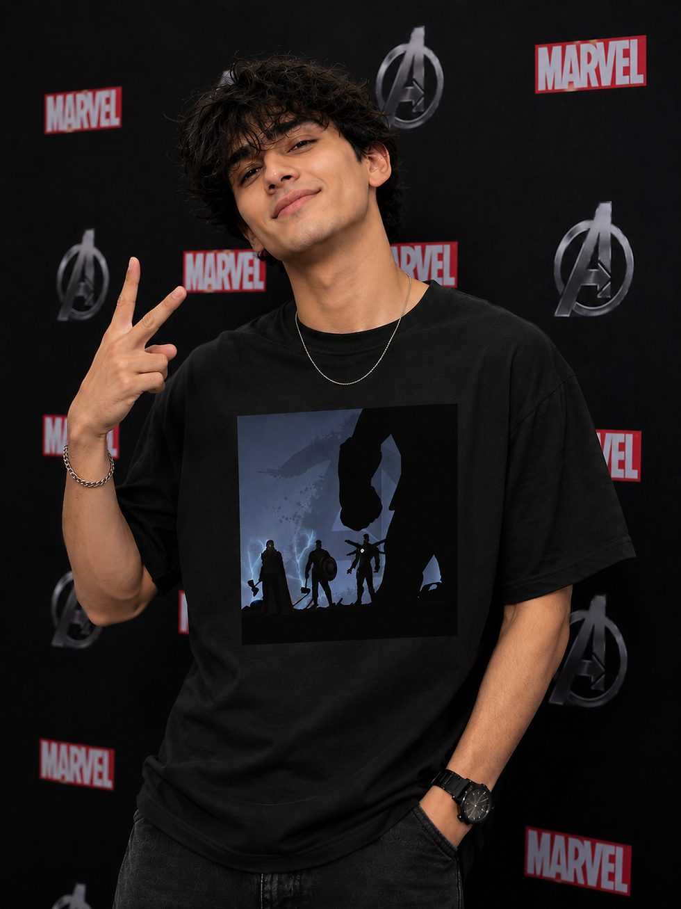 Thumbnail: Avengers | Classic Oversized T-Shirt | ZYRO21 | 64418732