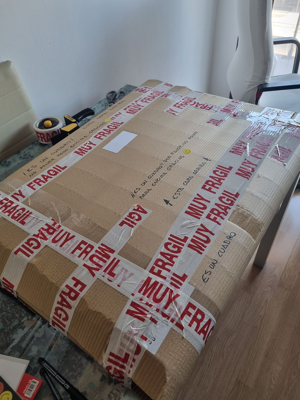 EL INSTANTE DE ENTREGAR UN CUADRO: Cuando la obra deja de ser mía