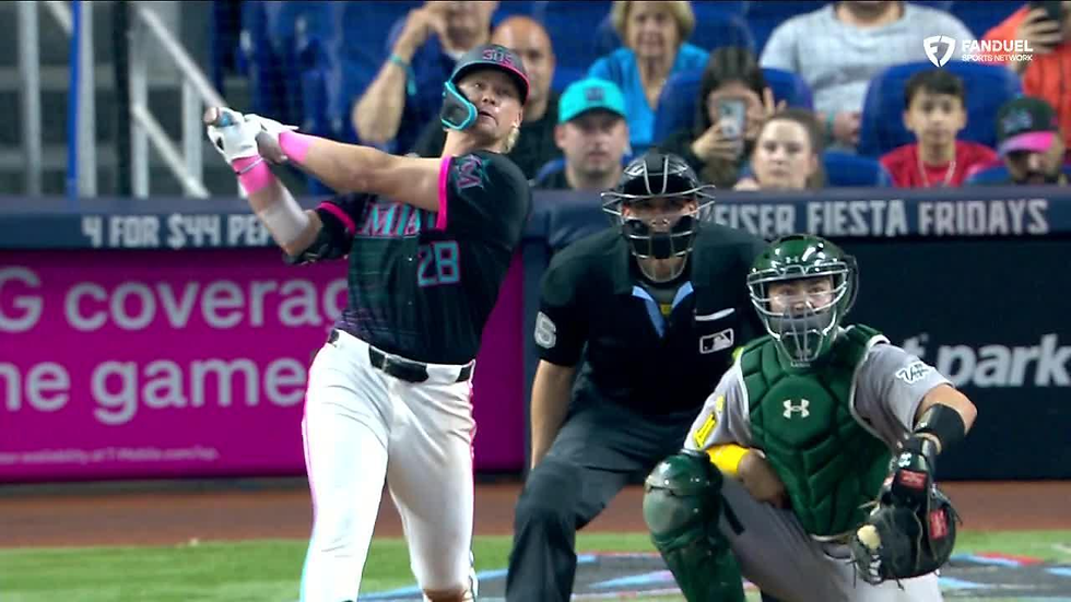 Kyle Stowers hitting a walk-off grand slam.
