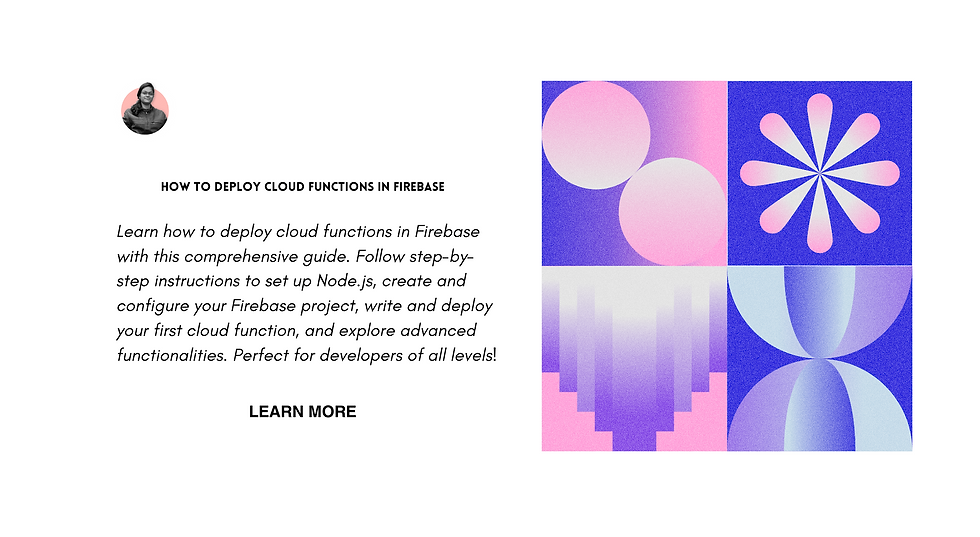 Deploy Cloud Functions in Firebase