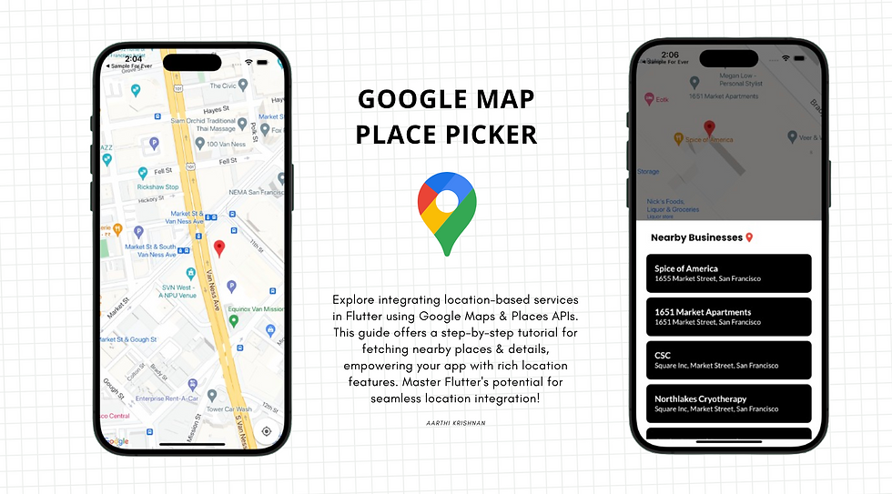 Google Map API with Flutter Complete Guide