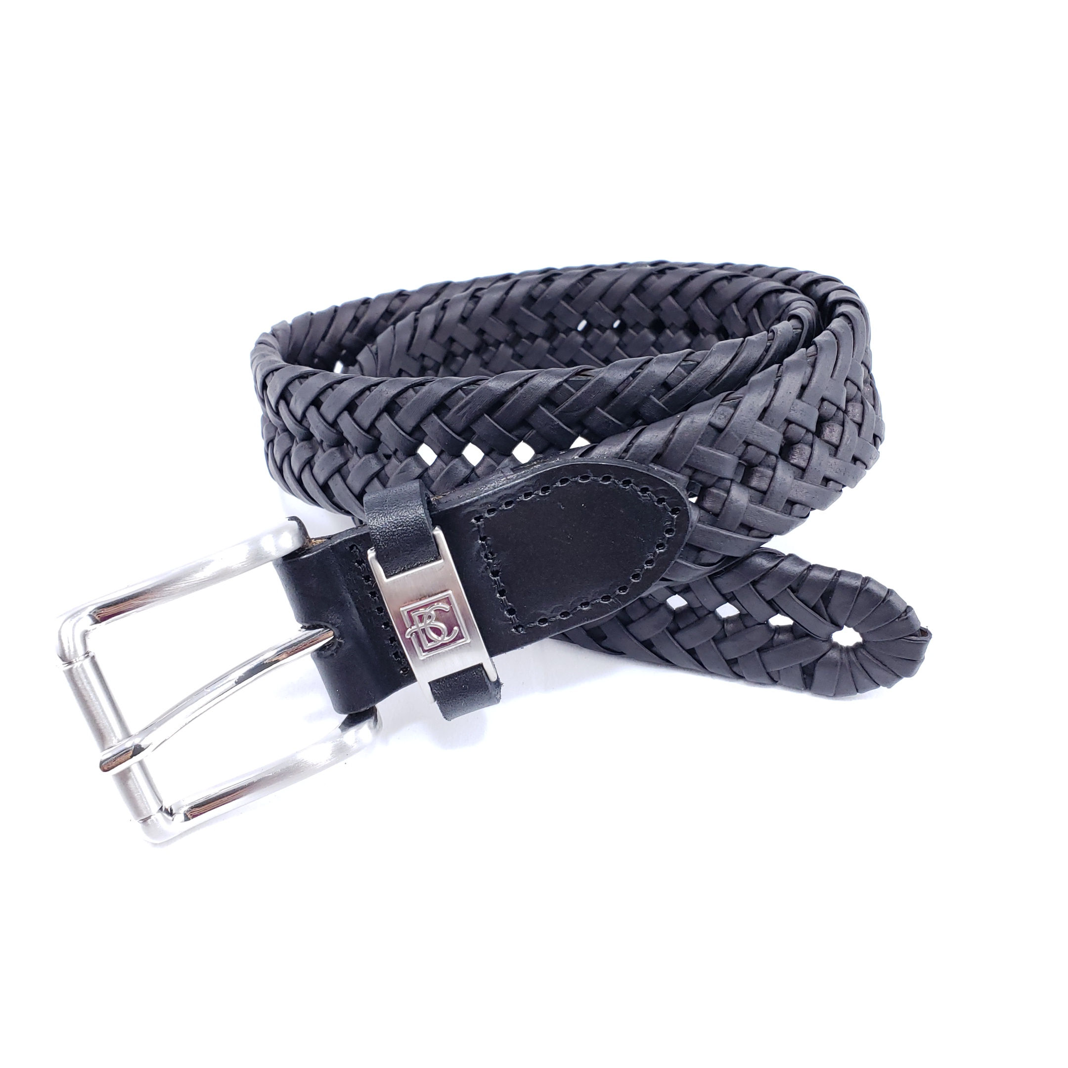Genuine Leather Braided Belt