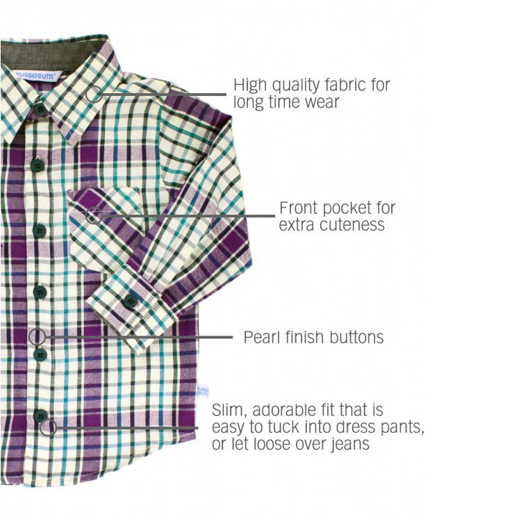 Thumbnail: Purple Plaid Button Down Shirt