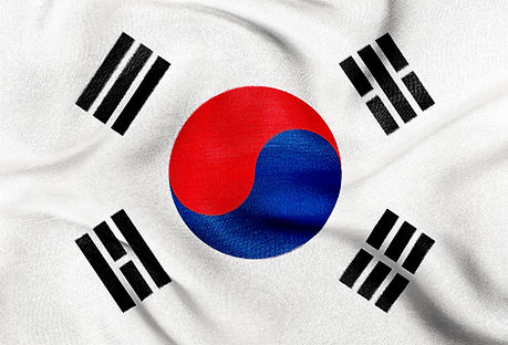 Fabric texture of the flag of South Kore