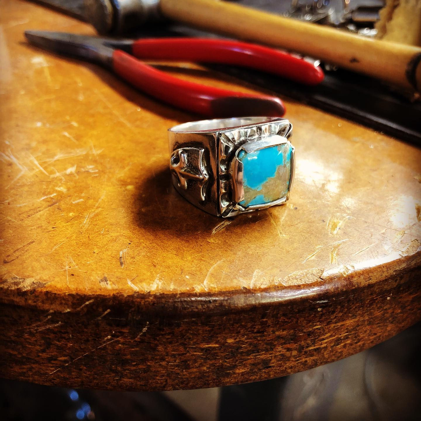 The Kingman Turquoise Ring