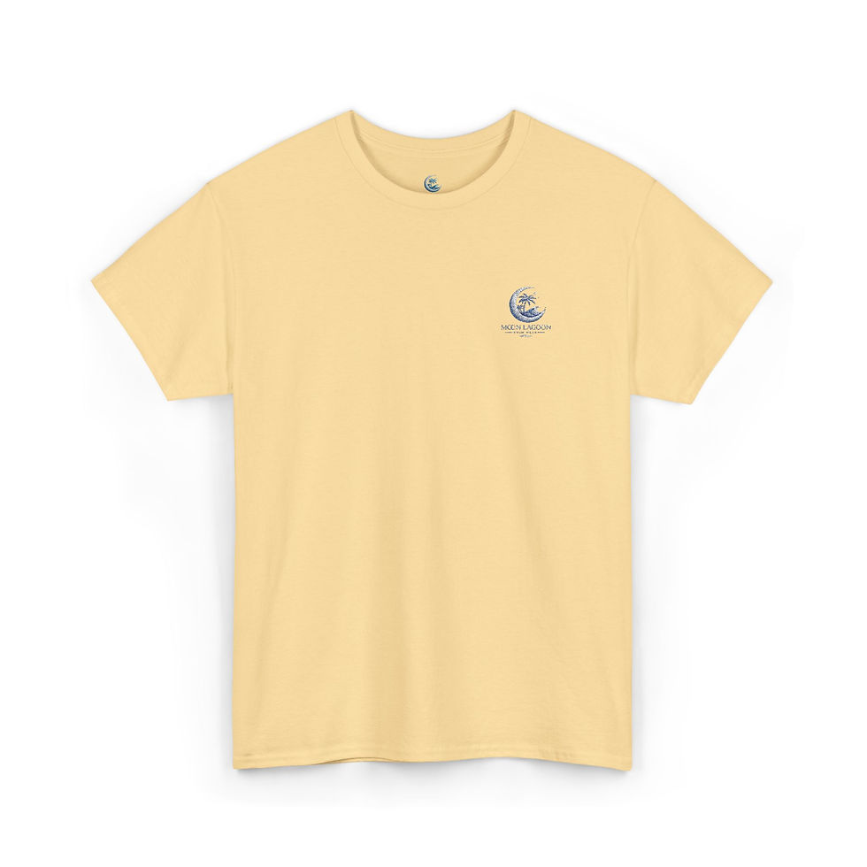 Thumbnail: Chest Logo Surf Wave T‑Shirt — Coastal Vibes Tee