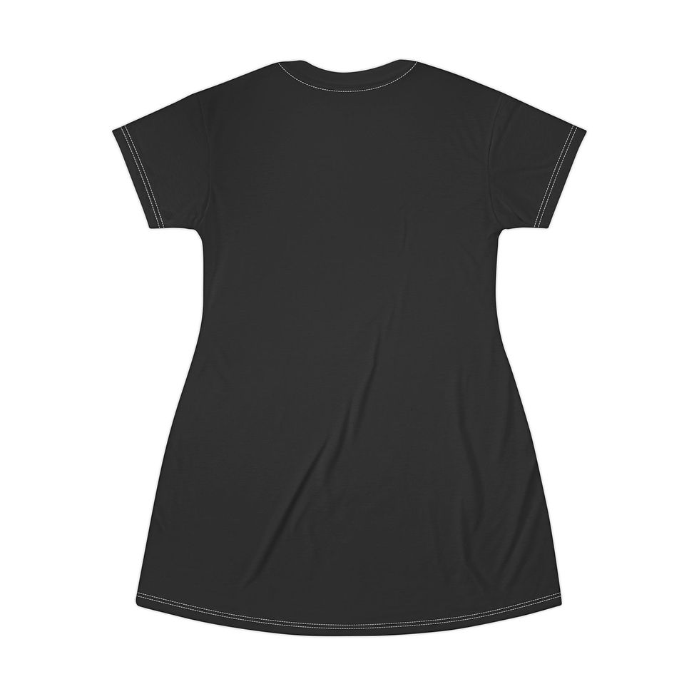 Thumbnail: Sunset Surf T-Shirt Dress — Retro Beach Graphic