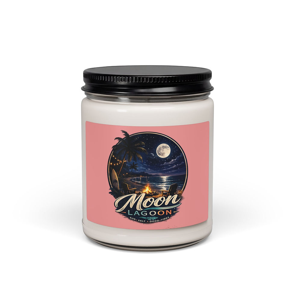 Thumbnail: Moon Lagoon Scented Soy Candle — 9oz Coastal Night Fragrance