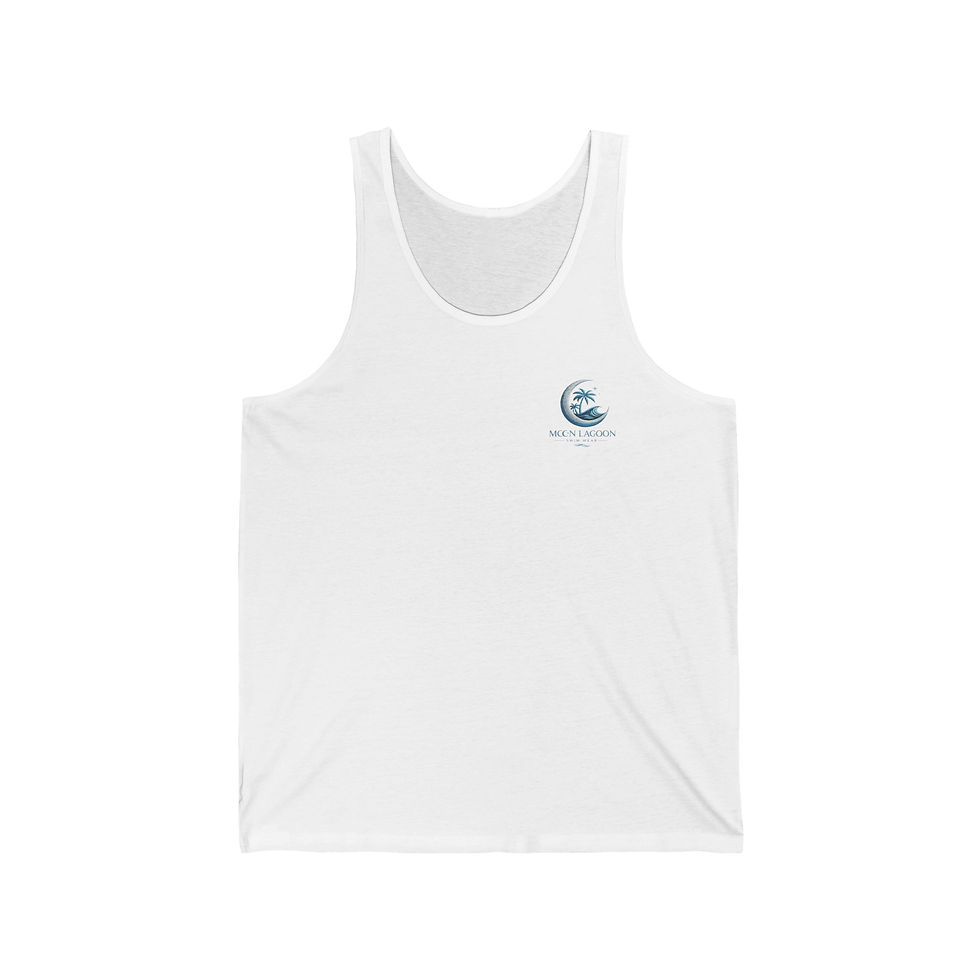 Thumbnail: Stay Wild After Sundown Tank Top — Moonlit Night Graphic Jersey Tank
