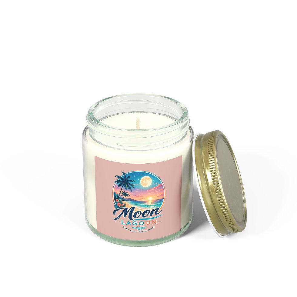 Thumbnail: Beachwood Scented Candle – 'Mon Lagoon Tropical Wax Jar (4oz & 9oz)