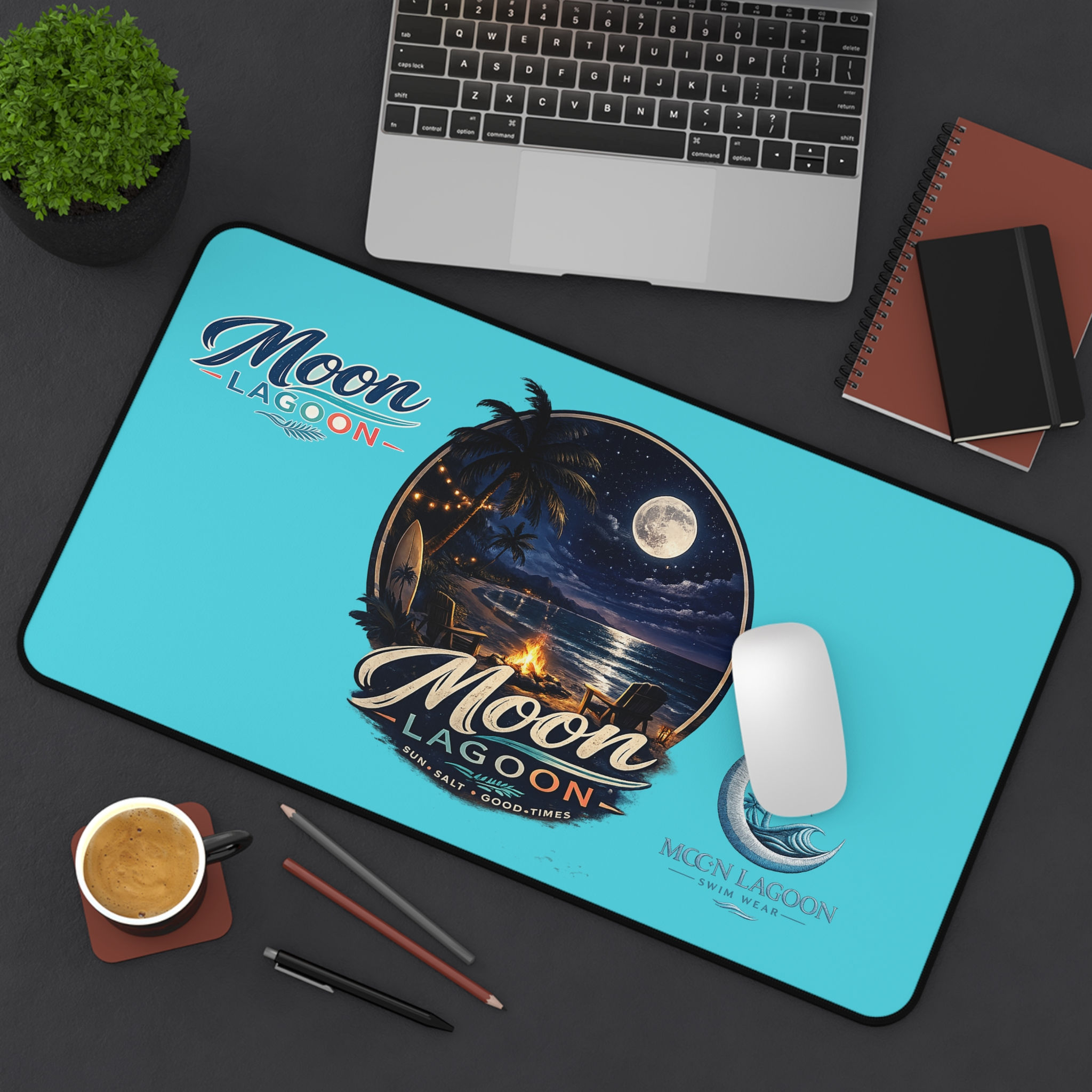 Tropical Tiki Desk Mat – Coral Gaming Mouse Pad