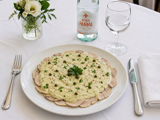 Vitello tonnato Keto con crema di avocado (2 persone)