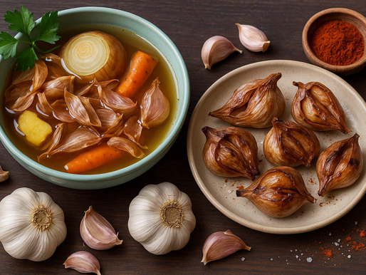 Ricetta con Aglio e Bucce