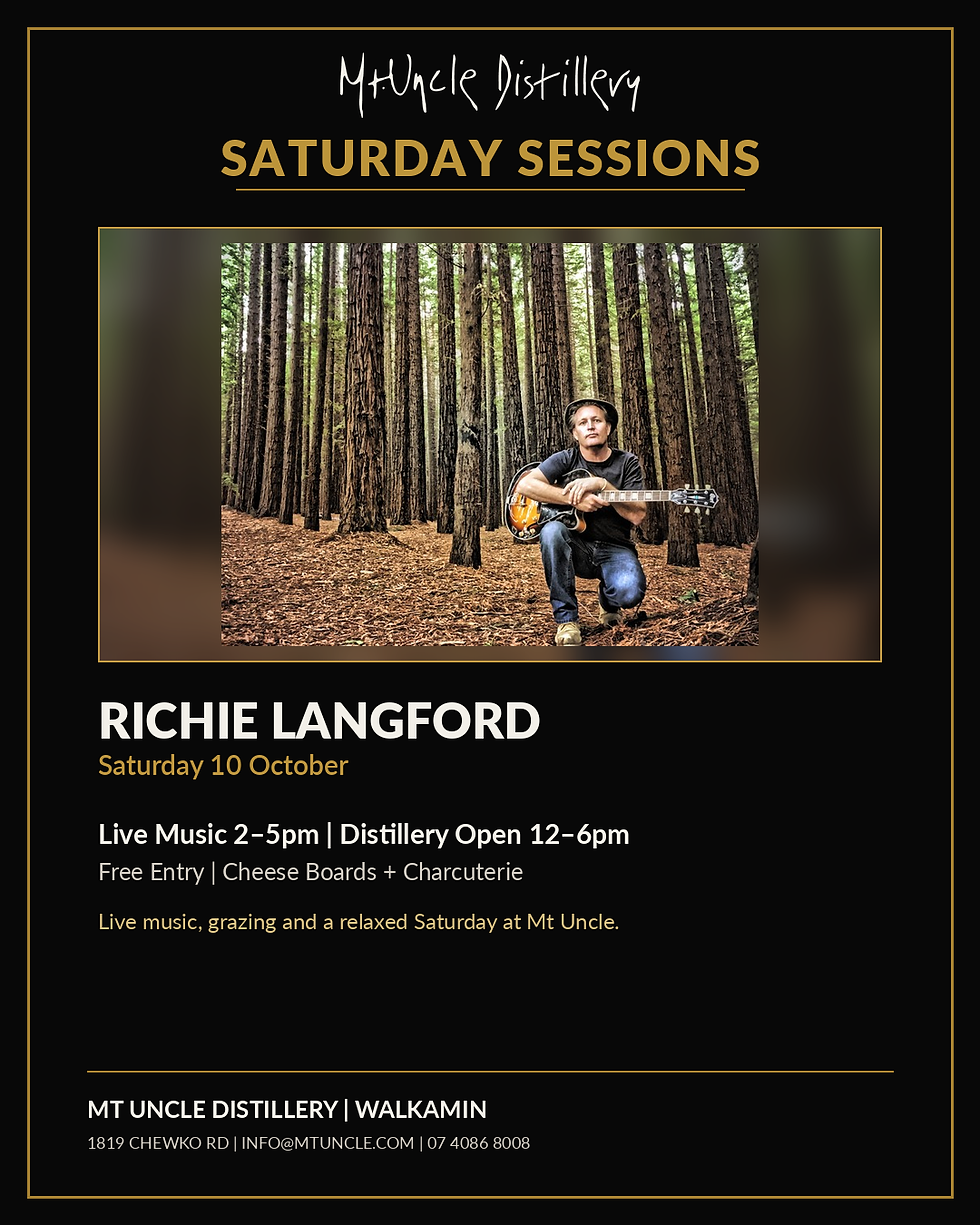 Saturday Sessions at Mt Uncle with Richie Langford