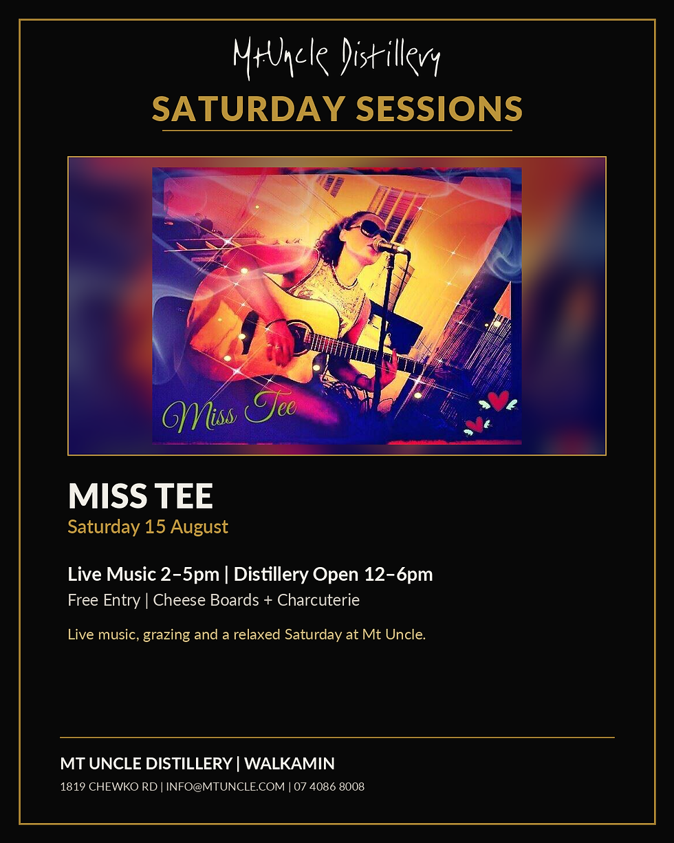 Saturday Sessions at Mt Uncle with Miss Tee