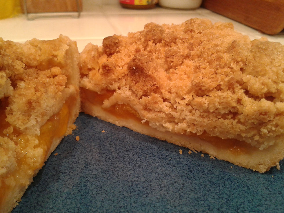 Peach Crumble Cake