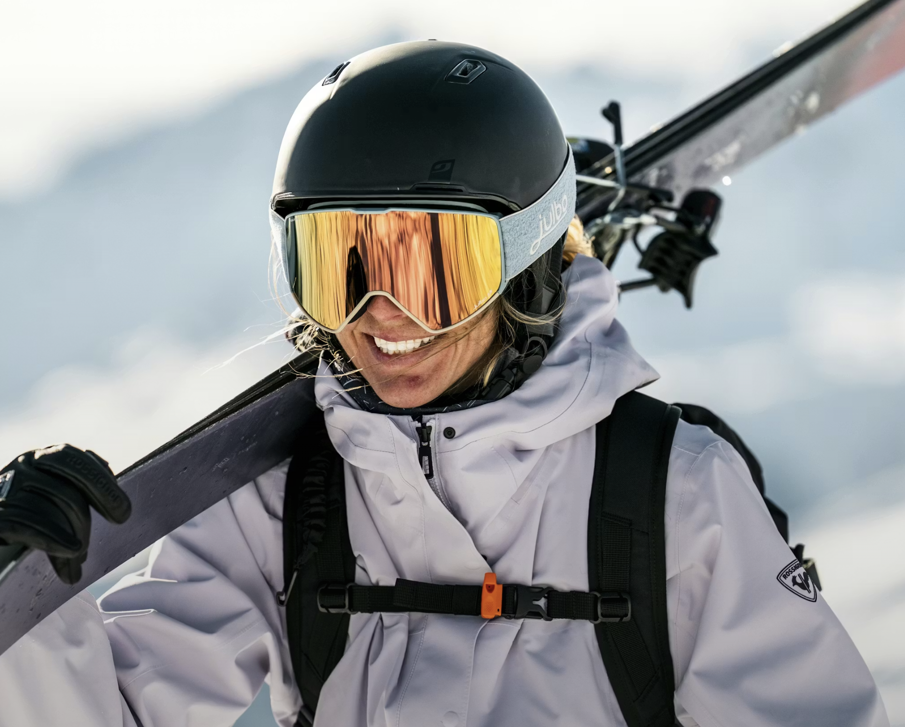 Sports d'hiver, masque de ski équipé de lunettes Passion Vision