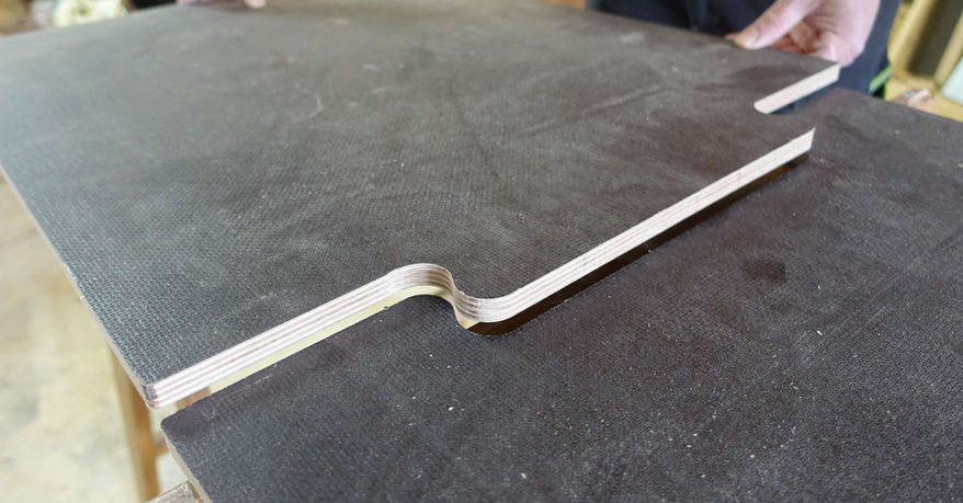 Holzboden zum Einlegen in Kajaks