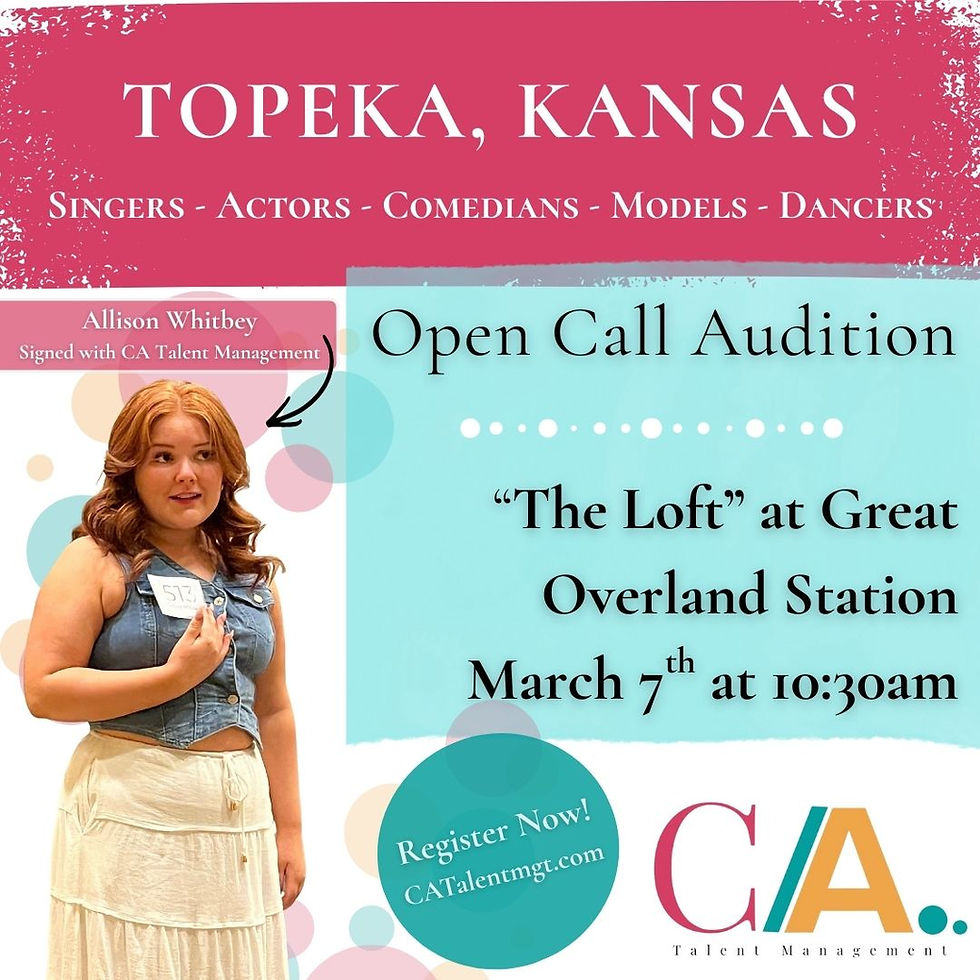 Topeka, KS - Open Call Audition