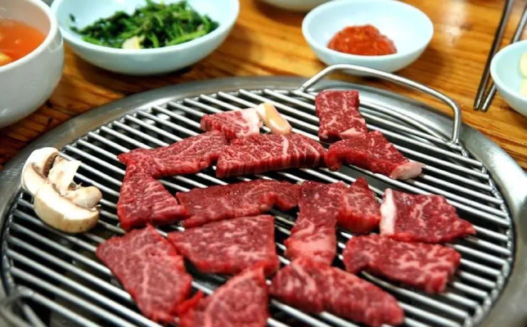 Arranged Food and Objects