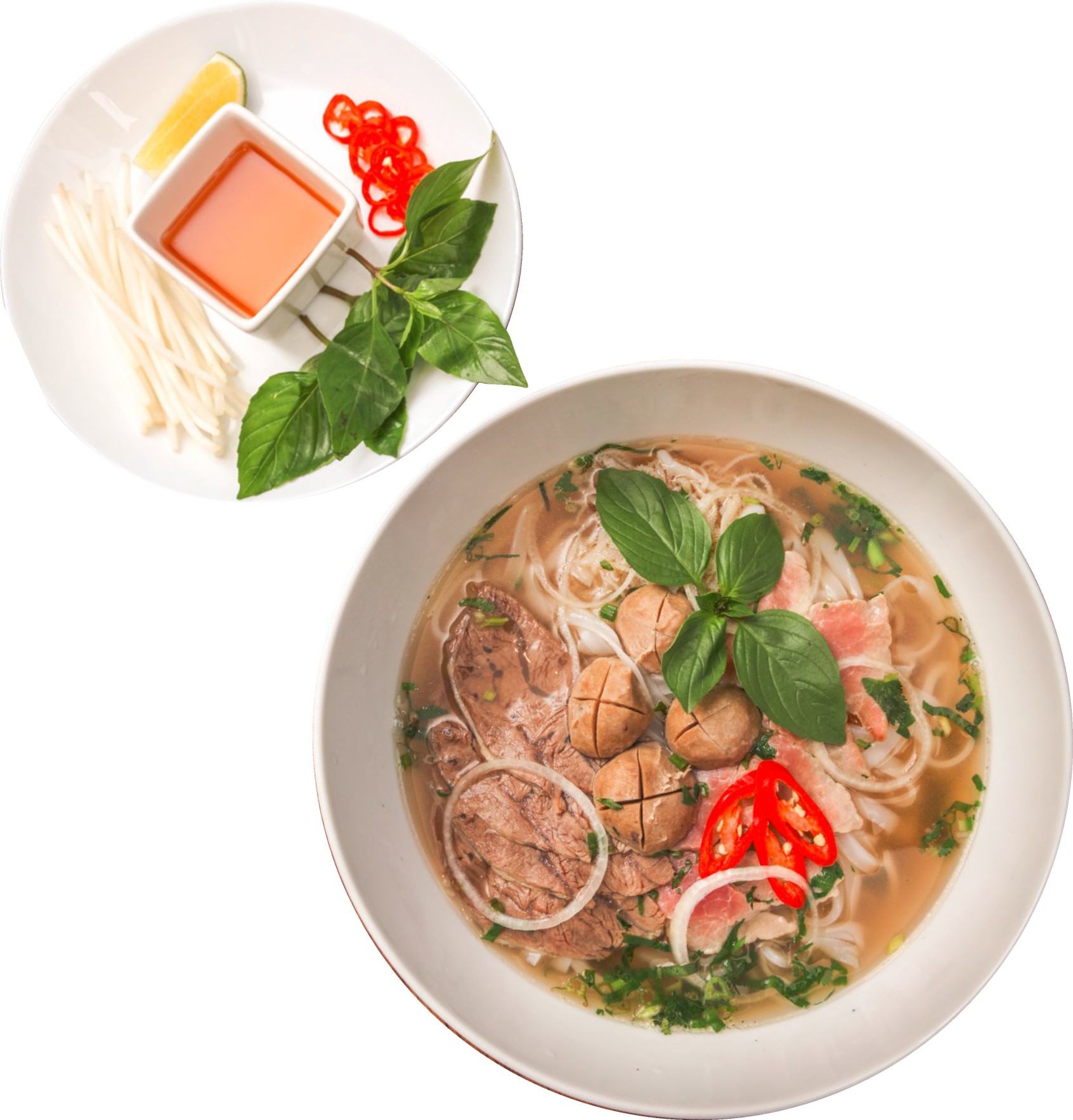 Arranged Food and Objects