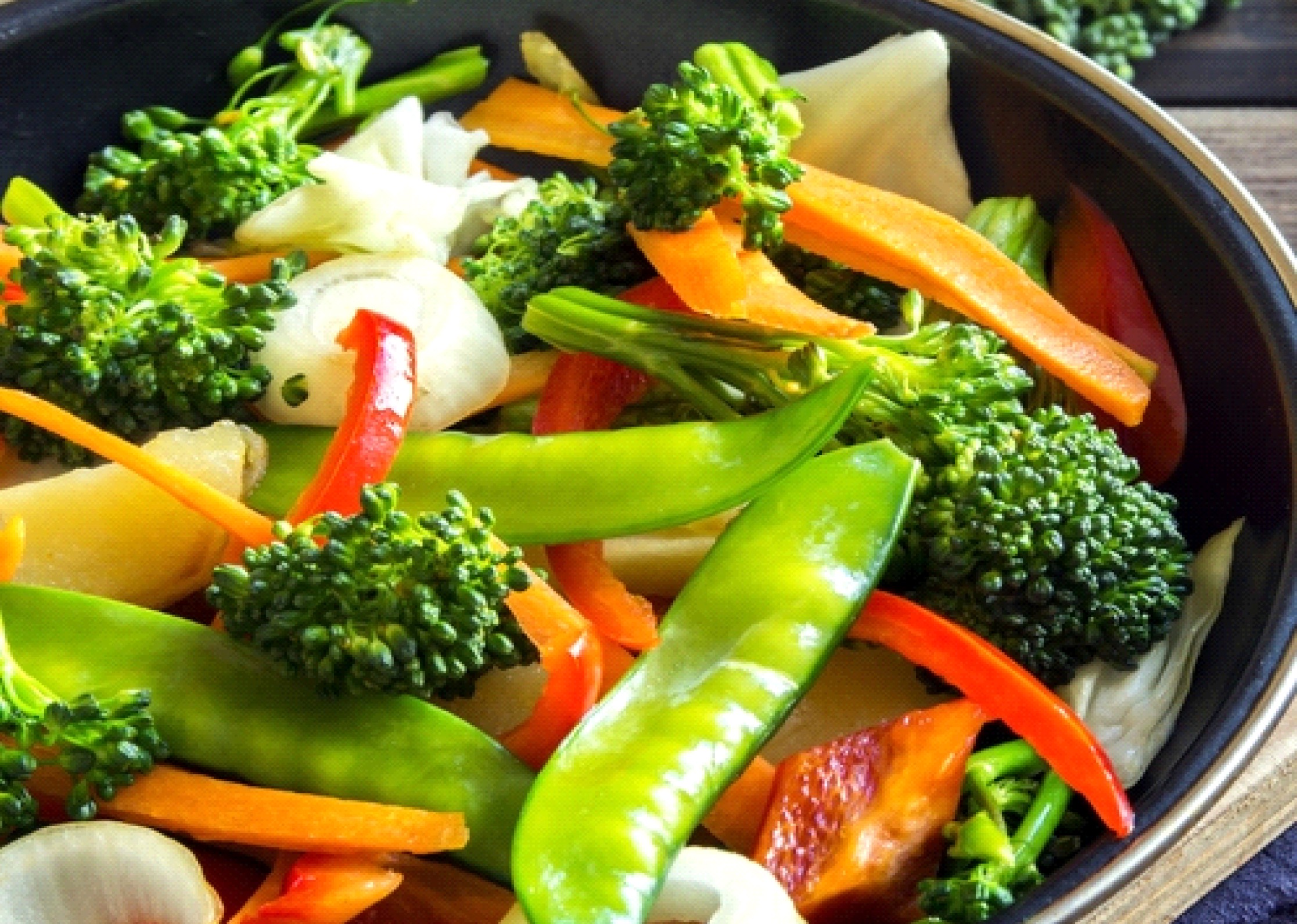 Arranged Food and Objects