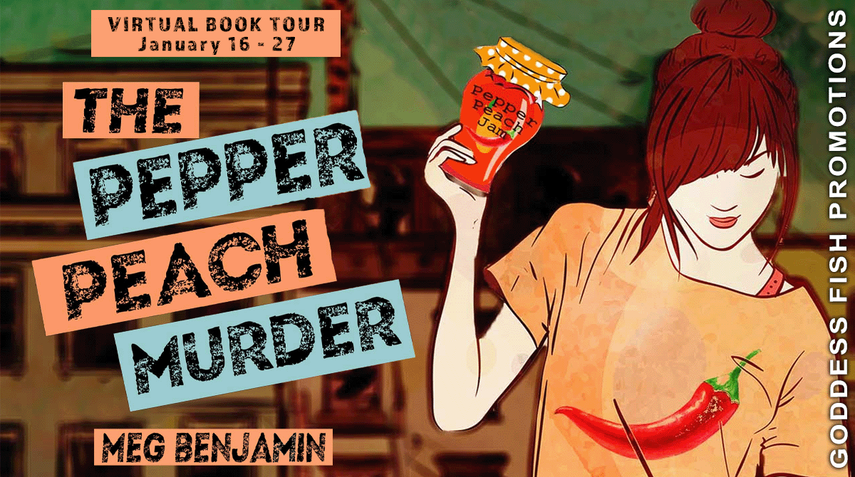 Blog Tour and Book Review: The Pepper Peach Murder by Meg Benjamin