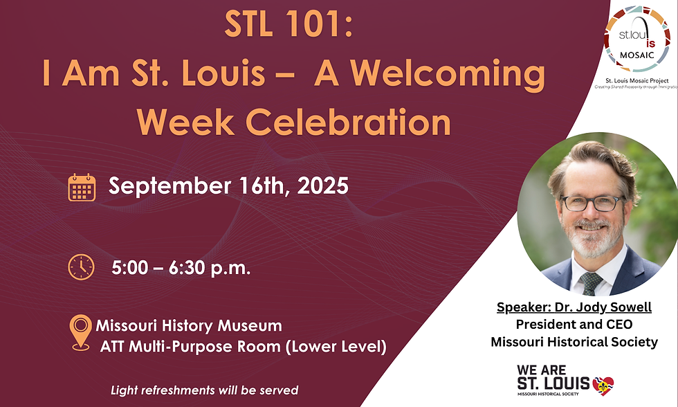 I Am St. Louis – A Welcoming Week Celebration