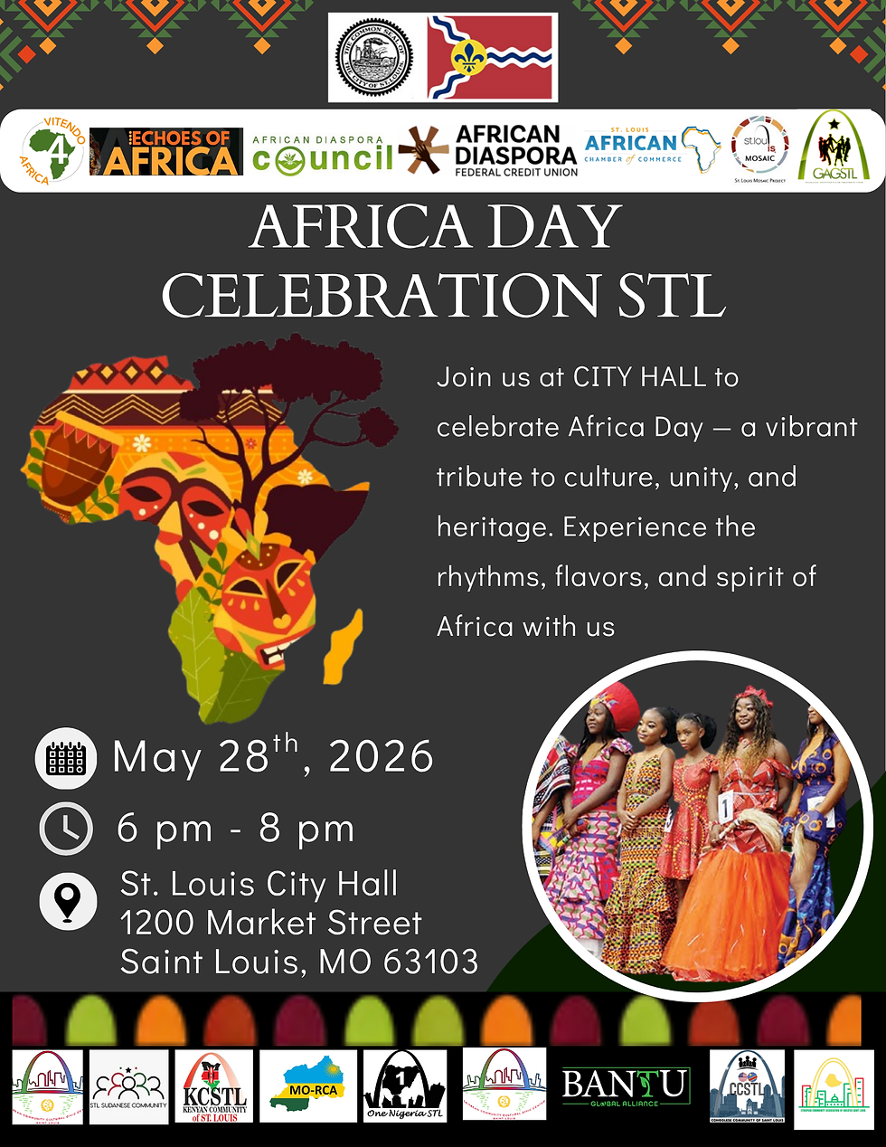 Africa Day Celebration – May 28 at St. Louis City Hall