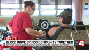 Blood drive brings community together after DC guardsmen attack