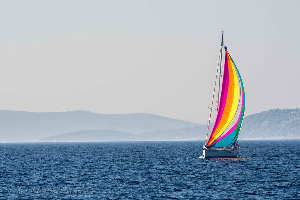 Rainbow spinnaker 0076