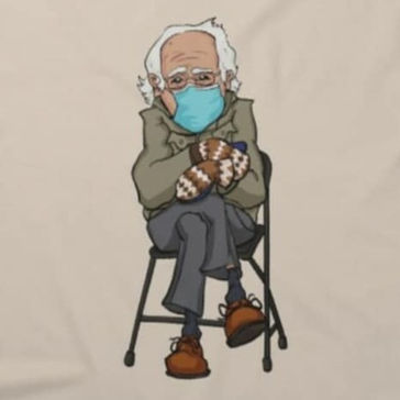 Sabrina Figueroa Artist Bernie Sanders Artwork Mittens Viral Art 