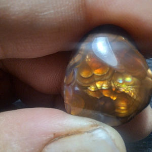 Some of the Fire Agates I've worked on.