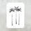 Thumbnail: Palmtrees black & white | Tuinposter 70x100cm