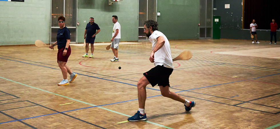 photo d'un match de pelote basque