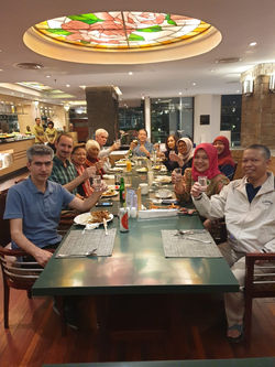 Participants at a Kick-Off Dinner