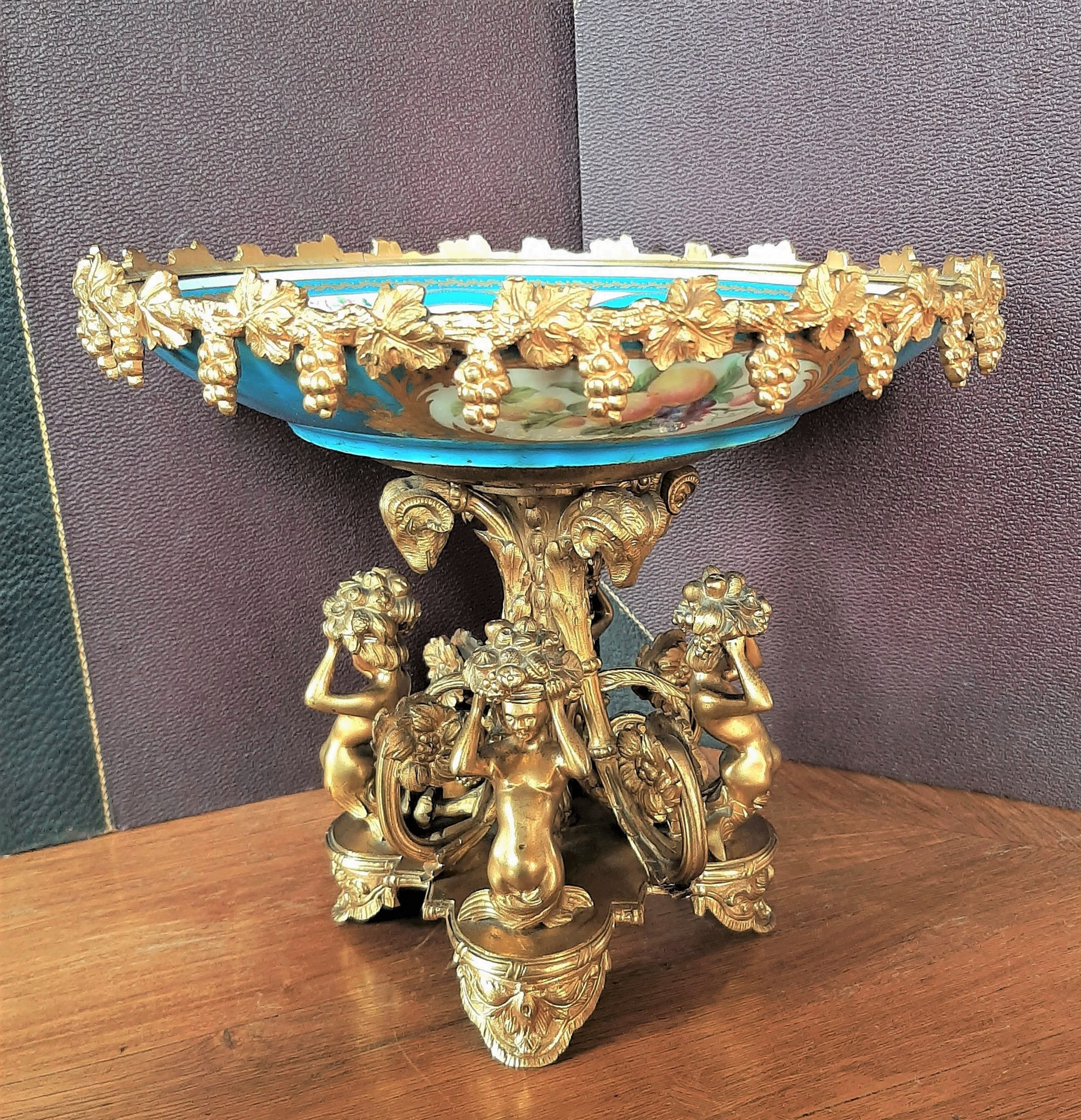 19th C Sèvres French Porcelain Plate As Tassa