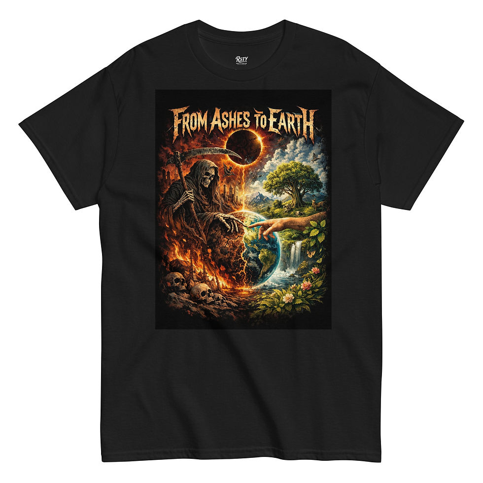 Miniaturbild: OLD SCHOOL / DEATH = LIFE T-Shirt Unisex