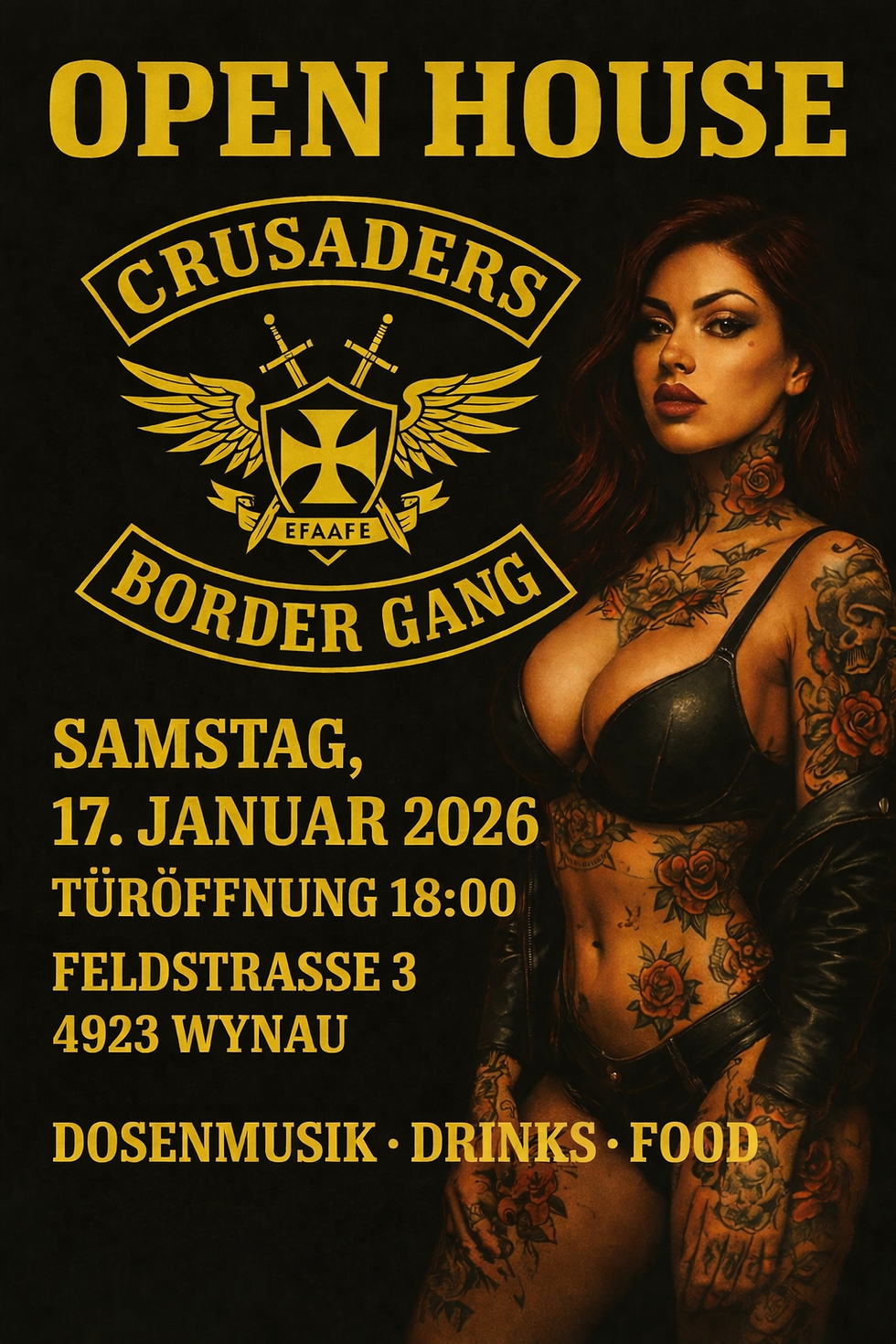 Open House Crusaders Border Gang