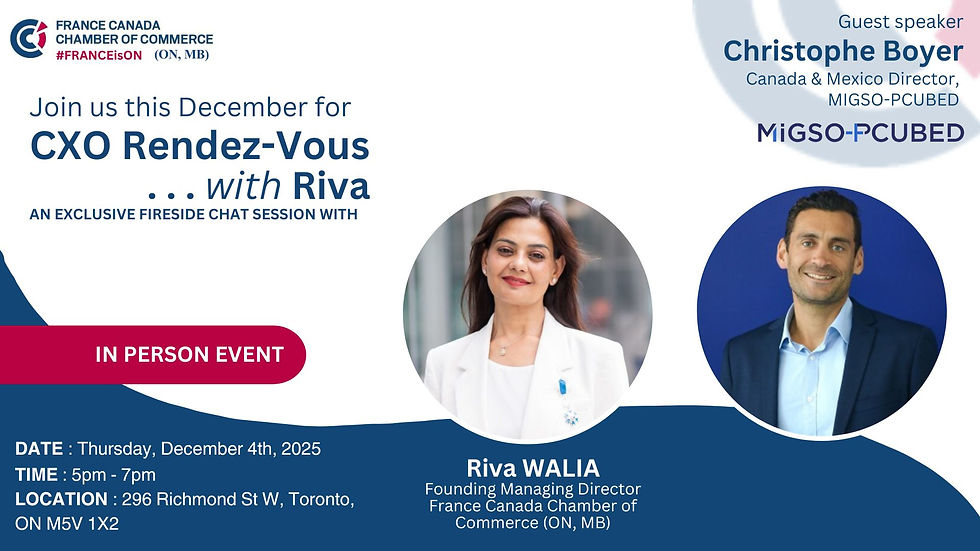 December CXO Rendez-Vous with Christophe Boyer