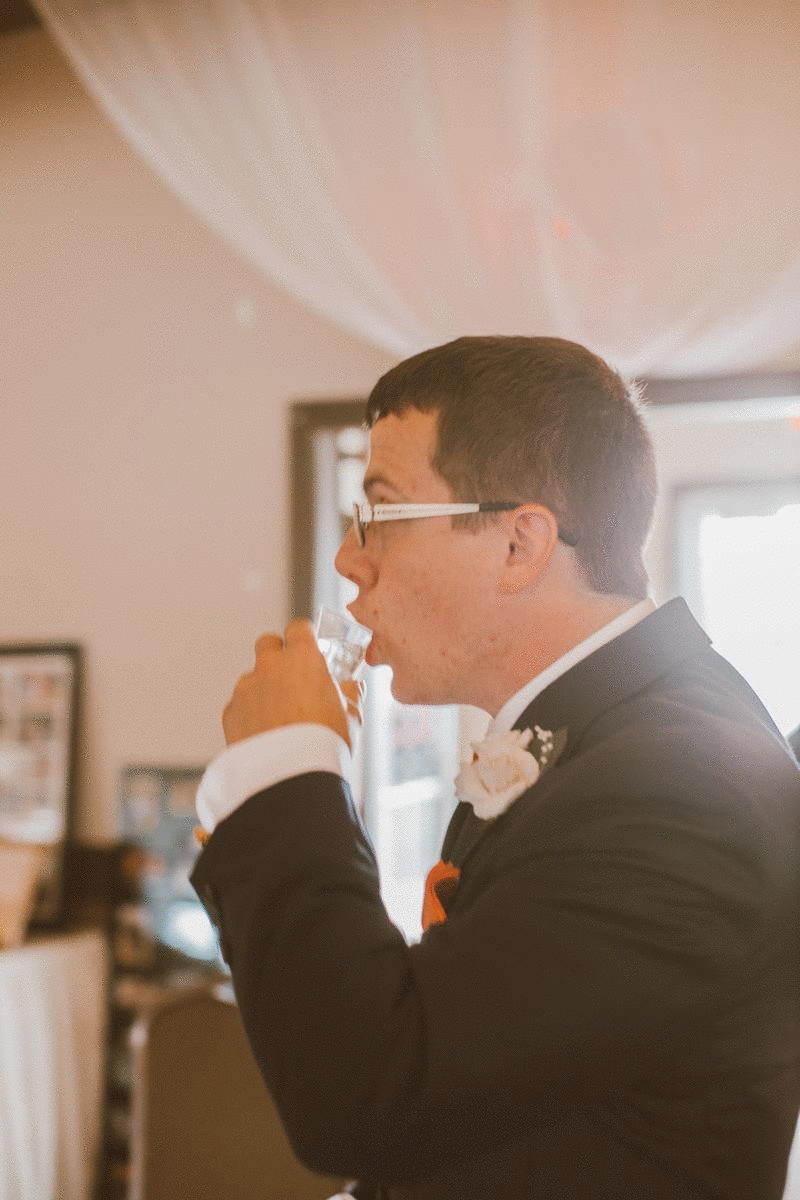 Romantic wedding photography at The Ridges Golf Course in Wisconsin Rapids, WI.