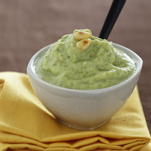Houmous de courgette crue